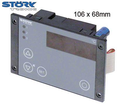 Elektronikregulering 230V Indbygningsmål 106x68mm PTC/Pt100 Montering Indbygningsversion