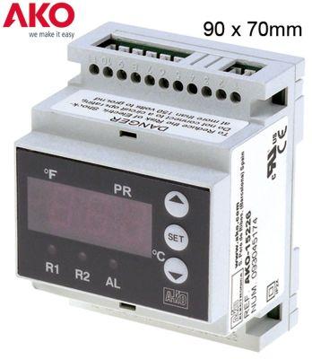 Elektronikregulering 230V Indbygningsmål 90x70x58mm NTC/PTC/Pt100/TC(J,K)