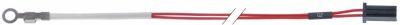 Temperaturføler NTC 64kOhm Kabel Silikone Føler -40 til +110°C Føler ø6x14mm