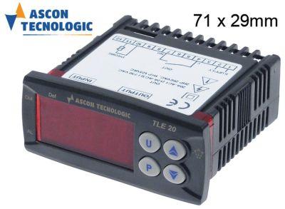 Elektronikregulering 230V Indbygningsmål 71x29mm NTC/PTC Montering Indbygningsversion Relæudgange 1