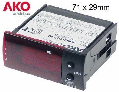 Elektronikregulering 12V Indbygningsmål 71x29mm NTC/4-20mA Relæudgange 5 Indbygningsversion DI  -