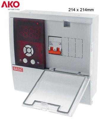 electronic controller AKO type AKO-15645mounting measurements 214x214mm 230V voltage AC