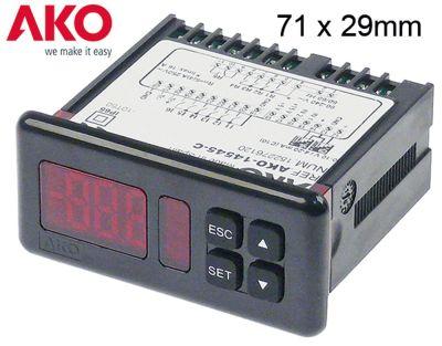 Elektronikregulering 12V Indbygningsmål 71x29mm NTC/4-20mA Relæudgange 7 Indbygningsversion  -  -