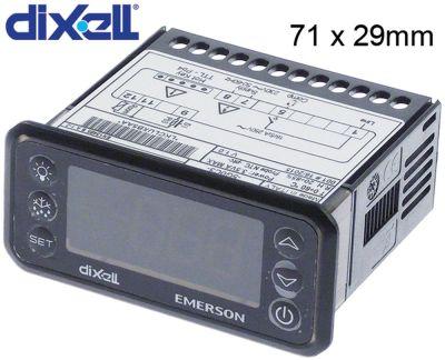 Elektronikregulering 230V Indbygningsmål 71x29mm NTC/PTC Montering Indbygningsversion Relæudgange 1