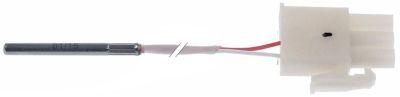 Temperaturføler Pt1000 Kabel PTFE Føler -50 til +350°C Føler ø3x23mm