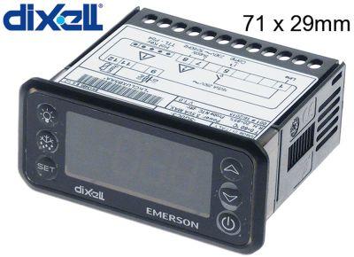 Elektronikregulering 230V Indbygningsmål 71x29mm NTC/PTC Montering Indbygningsversion Relæudgange 3