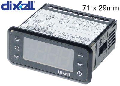 Elektronikregulering 230V Indbygningsmål 71x29mm NTC/PTC Montering Indbygningsversion Relæudgange 2