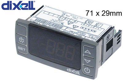 Elektronikregulering 230V Indbygningsmål 71x29mm NTC Relæudgange 1 XR02CX-5N0C1