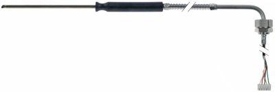 Kernetemperaturføler Flerpunktsføler Kabel PTFE Føler -40 til +250°C Føler ø4x100mm
