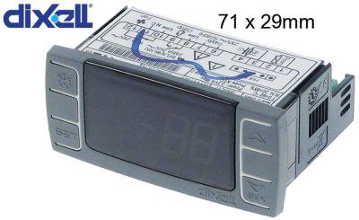 Elektronikregulering 230V Indbygningsmål 71x29mm NTC Montering Indbygningsversion Relæudgange 2