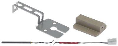 Temperaturføler Pt1000 Kabel PTFE Føler -40 til +250°C Føler ø3x45mm Kabellængde 3m