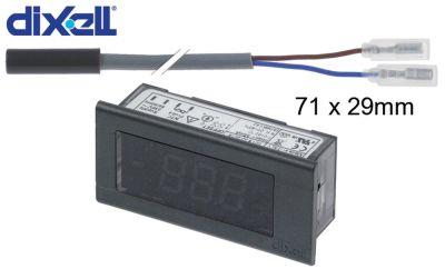 Termometer 230V Indbygningsmål 58x25,5mm NTC Montering Indbygningsversion XT11S-5000N