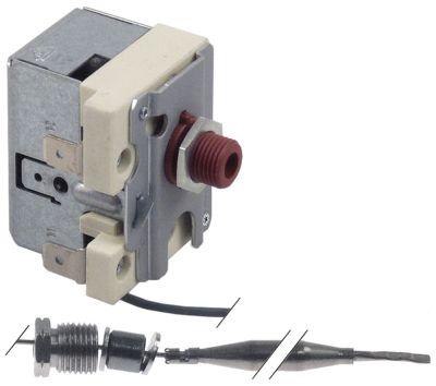 Sikkerhedstermostat Frakoblingstemp. 360°C 1-polet 1NC 16A Føler ø 6mm Føler L 65mm Kapillærr