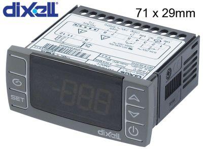 Elektronikregulering 230V Indbygningsmål 71x29mm NTC/PTC Montering Indbygningsversion Relæudgange 2