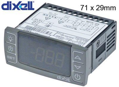 Elektronikregulering 12V Indbygningsmål 71x29mm NTC/PTC Montering Indbygningsversion Relæudgange 2