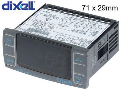 Elektronikregulering Indbygningsmål 71x29mm Montering Indbygningsversion XR06CX-5R1C1 DIXELL