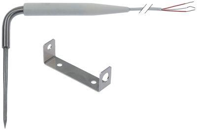 Kernetemperaturføler Pt100 Kabel Silikone Føler -40 til +120°C Kabel -50 til +180°C