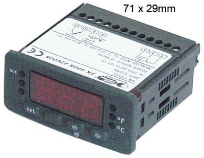 Elektronikregulering 12V Indbygningsmål 71x29mm TC (J,K) Montering Indbygningsversion