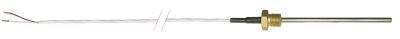 Temperaturføler Pt100 Kabel PTFE Føler -100 til +450°C Føler ø5x100mm