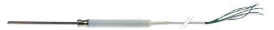 Kernetemperaturføler Termoelement K (NiCr-Ni) Kabel PTFE Føler -40 til +250°C Føler ø4x100mm