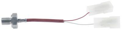 Temperaturføler NTC 10kOhm Kabel Silikone Føler -40 til +110°C Føler ø10x10mm Kabellængde 8m