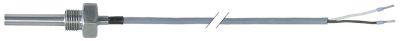 Temperaturføler PTC 1kOhm Kabel PVC Føler -50 til +150°C Føler ø6x35mm Kabellængde 2,2m