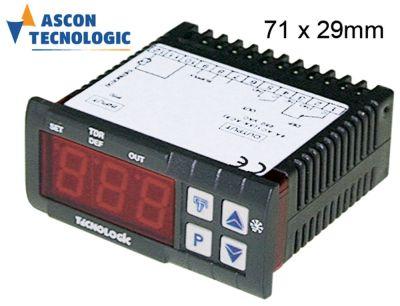 Elektronikregulering 12V Indbygningsmål 71x29mm NTC/PTC Montering Indbygningsversion Type TDR 21P