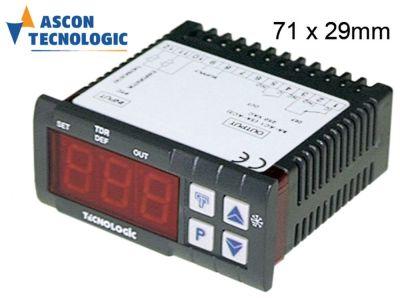 Elektronikregulering 12V Indbygningsmål 71x29mm NTC/PTC Montering Indbygningsversion Relæudgange 2