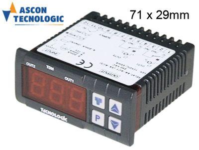 Elektronikregulering 12V Indbygningsmål 71x29mm TC J/K Montering Indbygningsversion Relæudgange 2