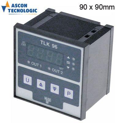 Elektronikregulering 100-240V Indbygningsmål 90x90mm Pt100/TC (J,K)