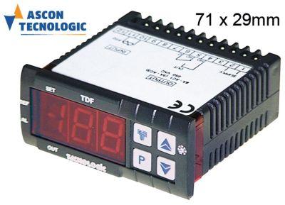 Elektronikregulering 12V Indbygningsmål 71x29mm NTC/PTC Montering Indbygningsversion Relæudgange 1