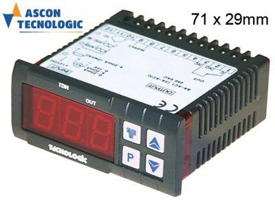 Elektronikregulering Indbygningsmål 71x29mm Pt100 Montering Indbygningsversion Type TLK38FCR