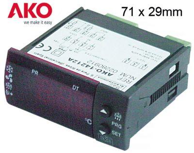 Elektronikregulering 12V Indbygningsmål 71x29mm NTC Montering Indbygningsversion Relæudgange 2