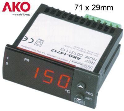 electronic controller AKO type AKO-14712mounting measurements 71x29mm 12V voltage AC/DC