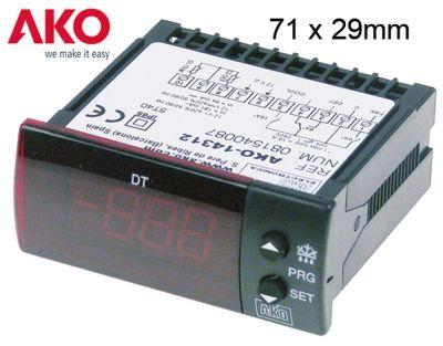 Elektronikregulering 12/24V Indbygningsmål 71x29mm NTC Montering Indbygningsversion