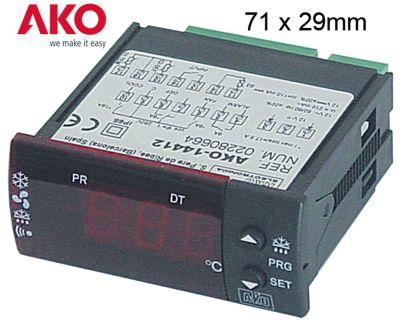 Elektronikregulering 12V Indbygningsmål 71x29mm NTC Montering Indbygningsversion Relæudgange 4