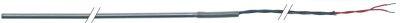 Temperaturføler Pt100 Kabel PTFE Føler -100 til +450°C Føler ø4x350mm