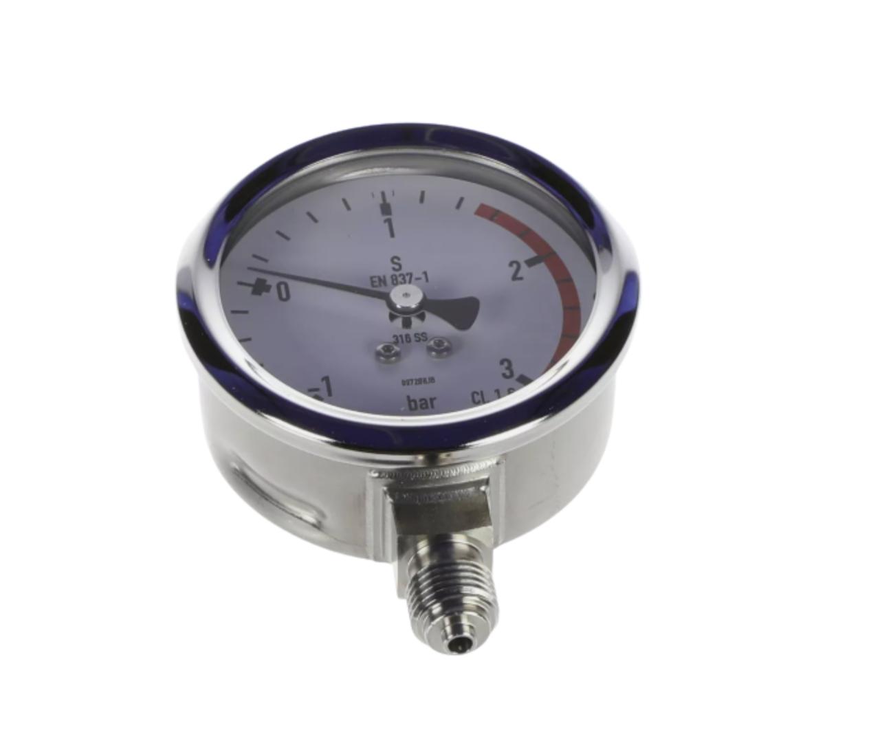 Manometer -1 til 3bar, 1/4