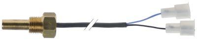 Temperaturføler NTC Kabel Silikone Føler -40 til +110°C Føler ø8x30mm Kabellængde 3m