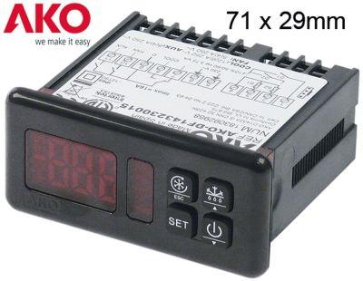 Elektronisk termostat kølako type d14323 71x29mm