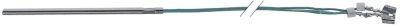 Temperaturføler Termoelement K (NiCr-Ni) Kabel PTFE Føler -50 til +1150°C Føler ø3x70mm