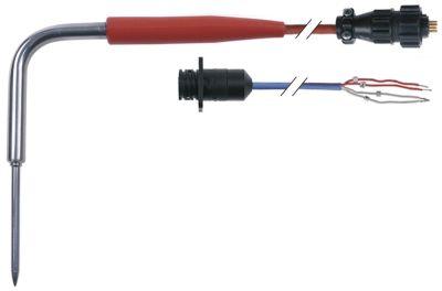 Kernetemperaturføler PTC 1kOhm Kabel Silikone Føler -40 til +120°C Føler ø5x70mm Kabellængde