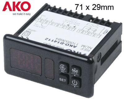 Elektronikregulering 12/24V Indbygningsmål 71x29mm NTC/PTC Montering Indbygningsversion Relæu