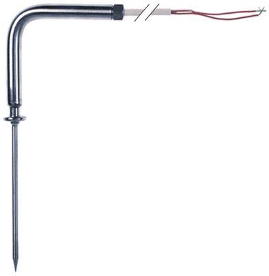 Kernetemperaturføler PTC 1kOhm Kabel Silikone Føler -40 til +120°C Føler ø4x100mm Kabellængd