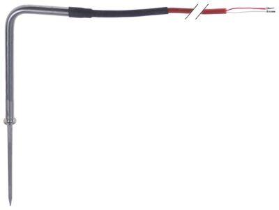 Kernetemperaturføler Kabel Silikone Føler ø5x100mm Kabellængde 3m Tilslutning med 2 ledere G