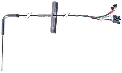 Kernetemperaturføler Termoelement K (NiCr-Ni) Kabel PTFE Føler -40 til +250°C Føler ø3,5x100mm