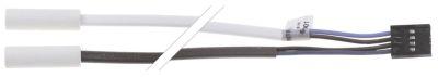 Temperaturføler NTC Kabel PVC Føler -40 til +110°C Føler ø9x30mm Kabellængde 3,2/3,8m