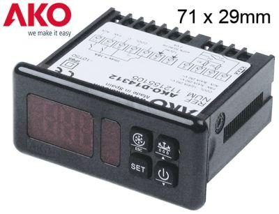 Elektronikregulering 12V Indbygningsmål 71x29mm NTC/PTC Montering Indbygningsversion Relæudgange 3