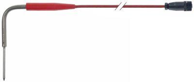 Kernetemperaturføler Pt100 Kabel Silikone Føler -40 til +120°C Føler ø5x85mm Kabellængde 13m