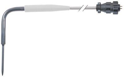 Kernetemperaturføler Pt100 Kabel Silikone Føler -40 til +120°C Føler ø4,5x80mm